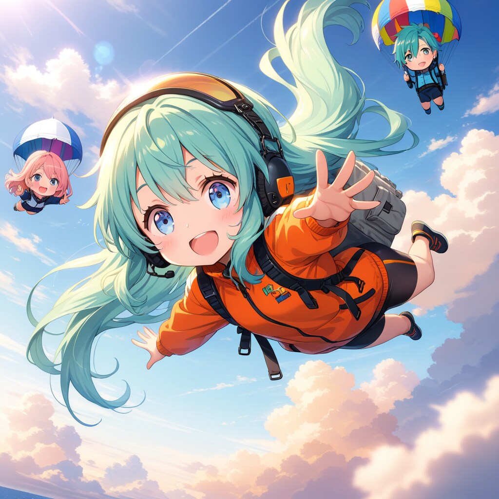 スカイダイビング | の人気AIイラスト・グラビア