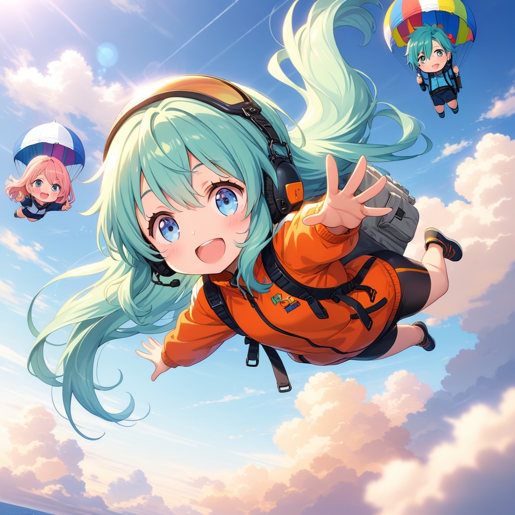 スカイダイビング