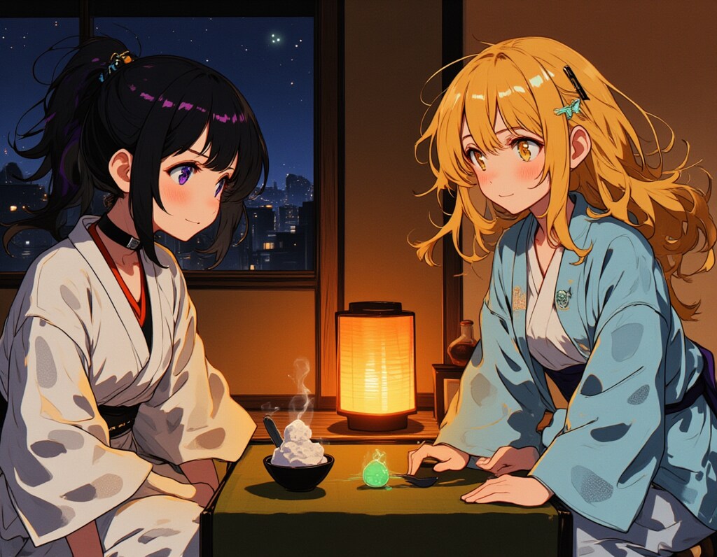 【樹海のかみさま】夜の和室、TSF教の闇と決意