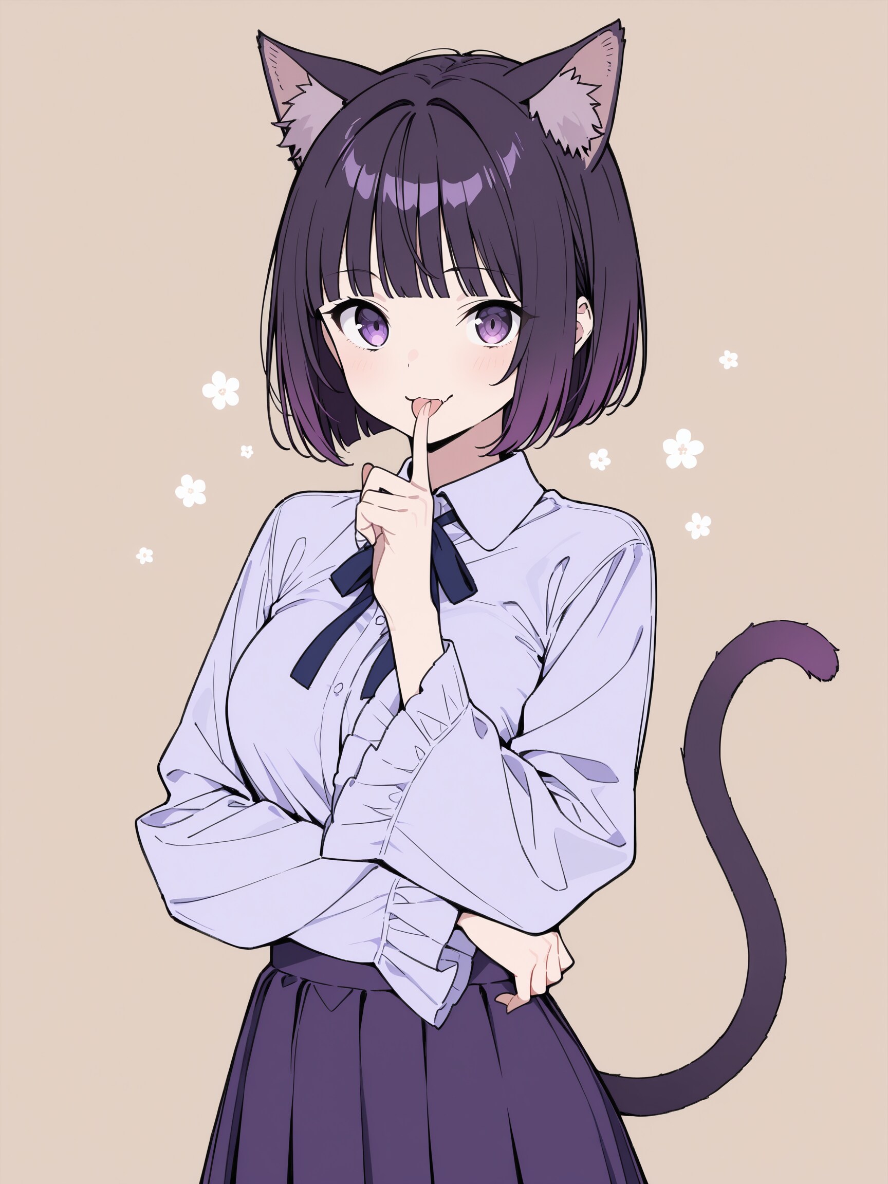 うちの紫の子