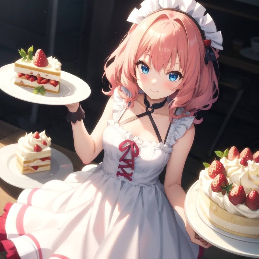 ショートケーキの女の子 | の人気AIイラスト・グラビア