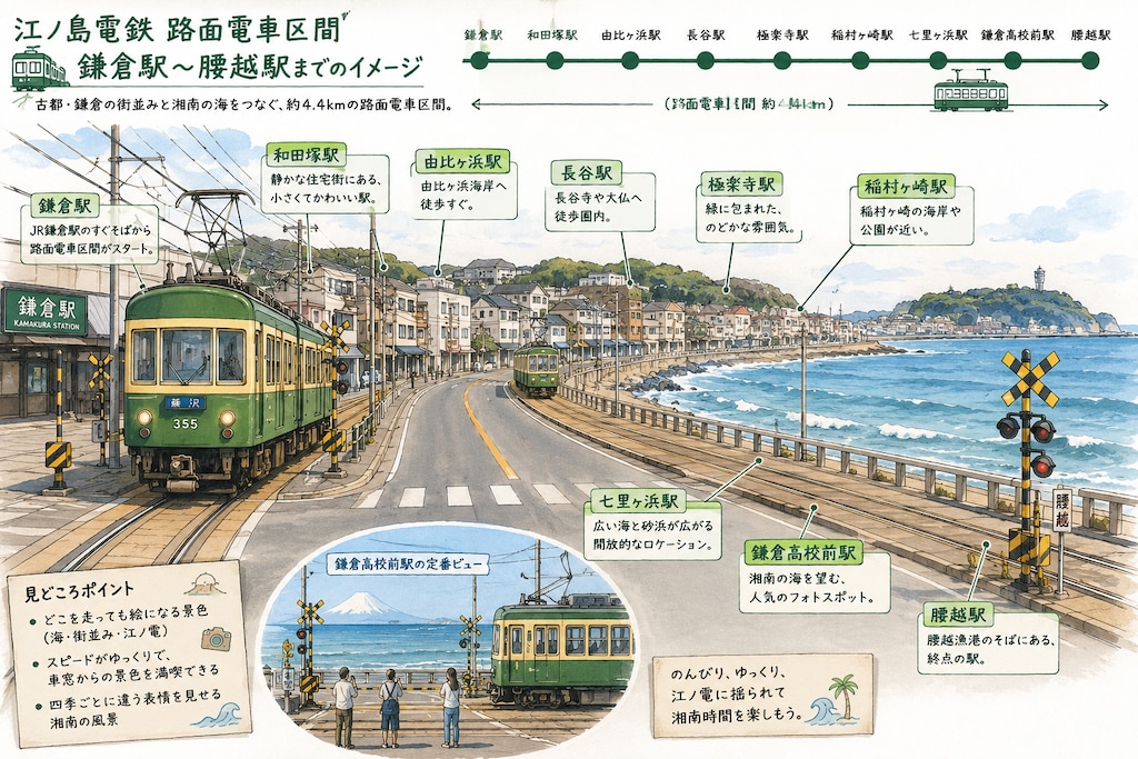 江の電。