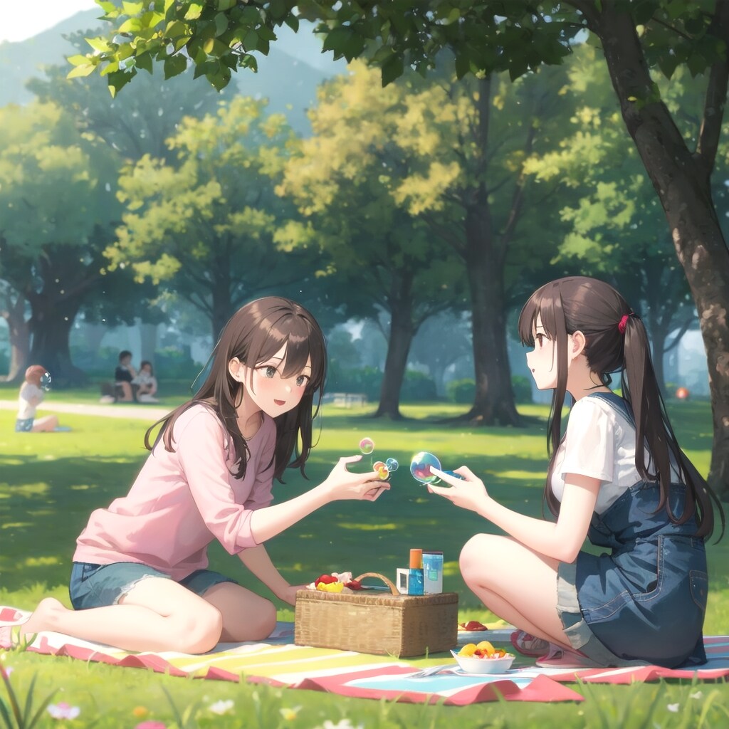 シャボン玉ピクニック