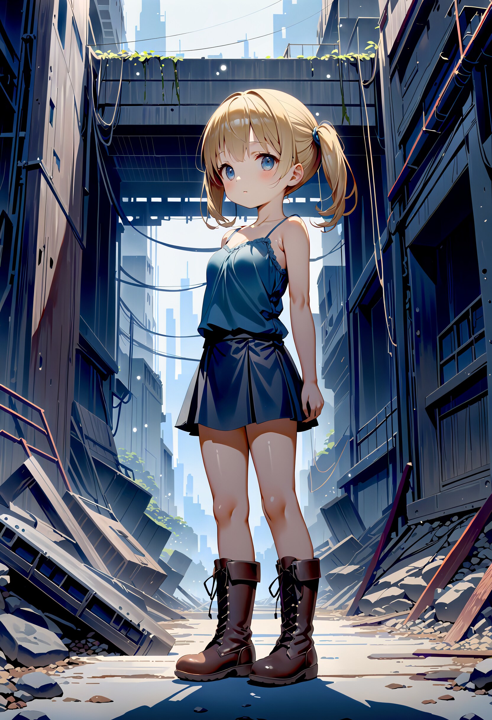 廃墟の少女