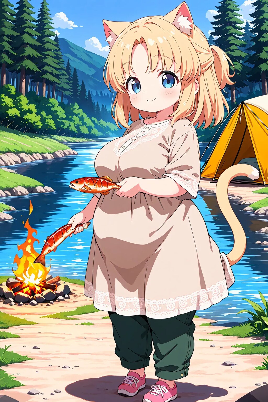 まりあちゃんの猫耳スタイル
