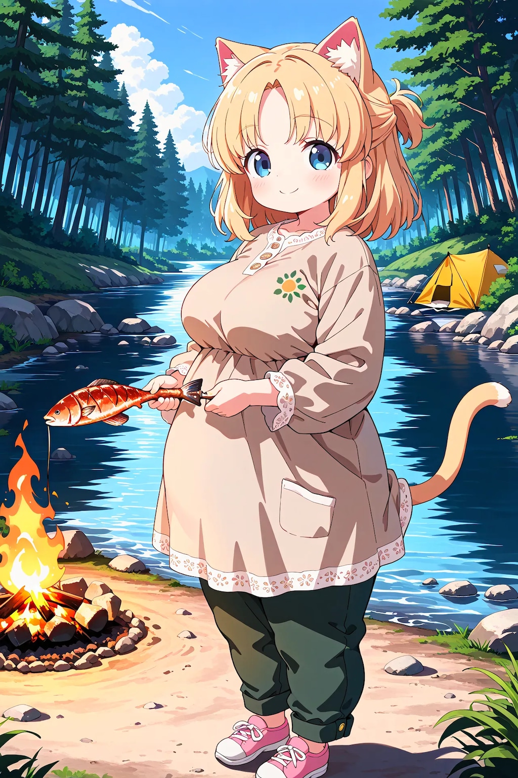 まりあちゃんの猫耳スタイル
