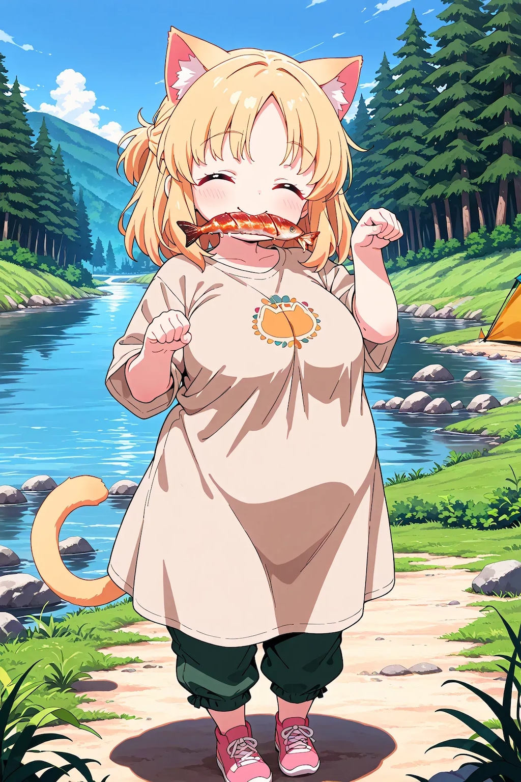 まりあちゃんの猫耳スタイル
