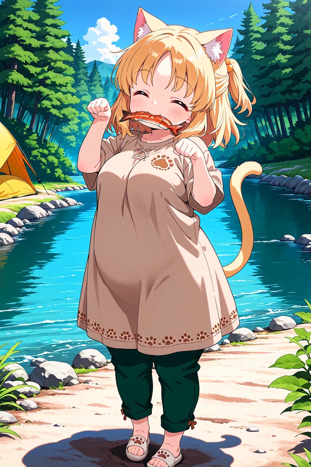 まりあちゃんの猫耳スタイル