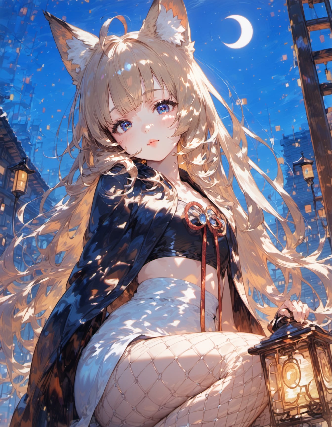 Midnight Fox | の人気AIイラスト・グラビア