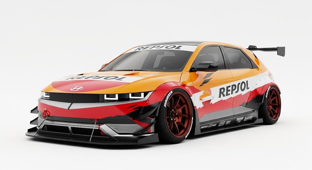 レプソルアイオニック5レーシングカー
