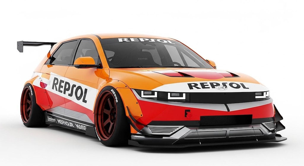 レプソルアイオニック5レーシングカー