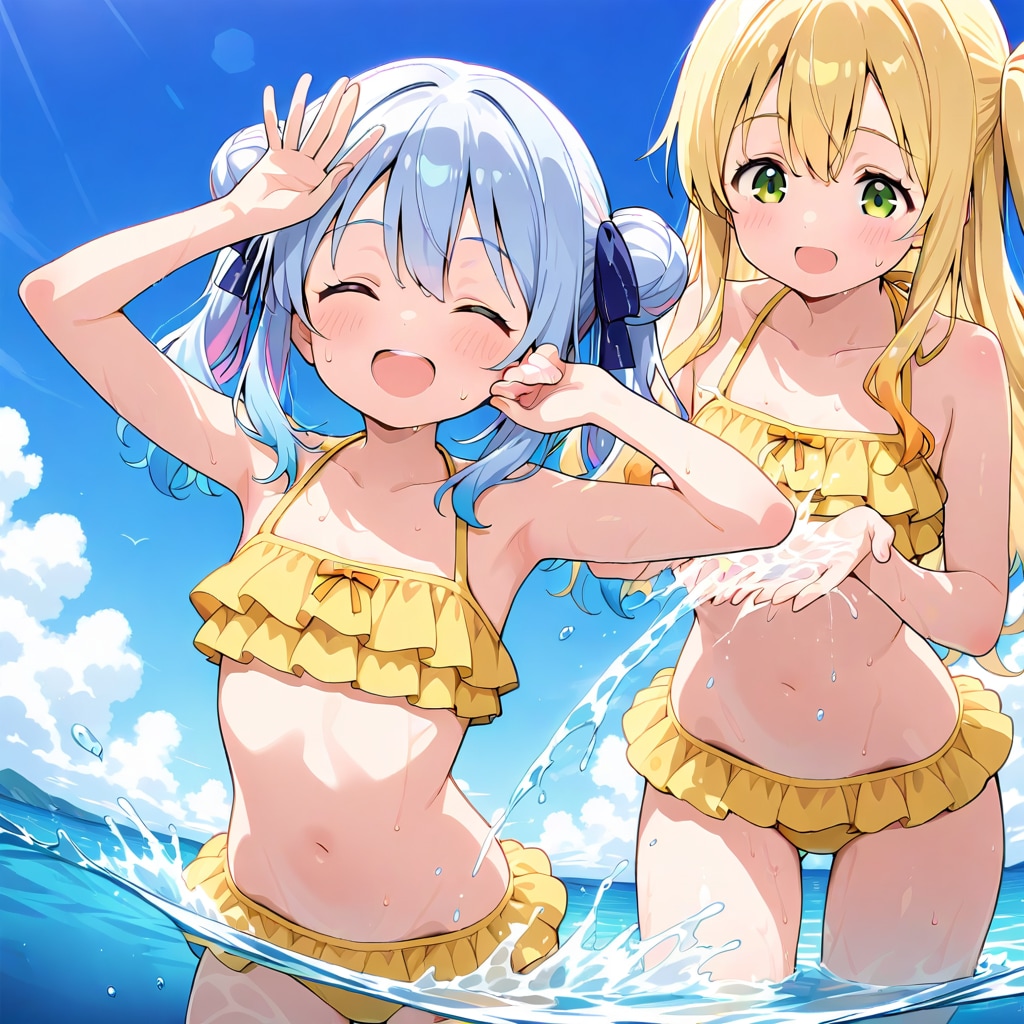 日咲と青咲の夏休み