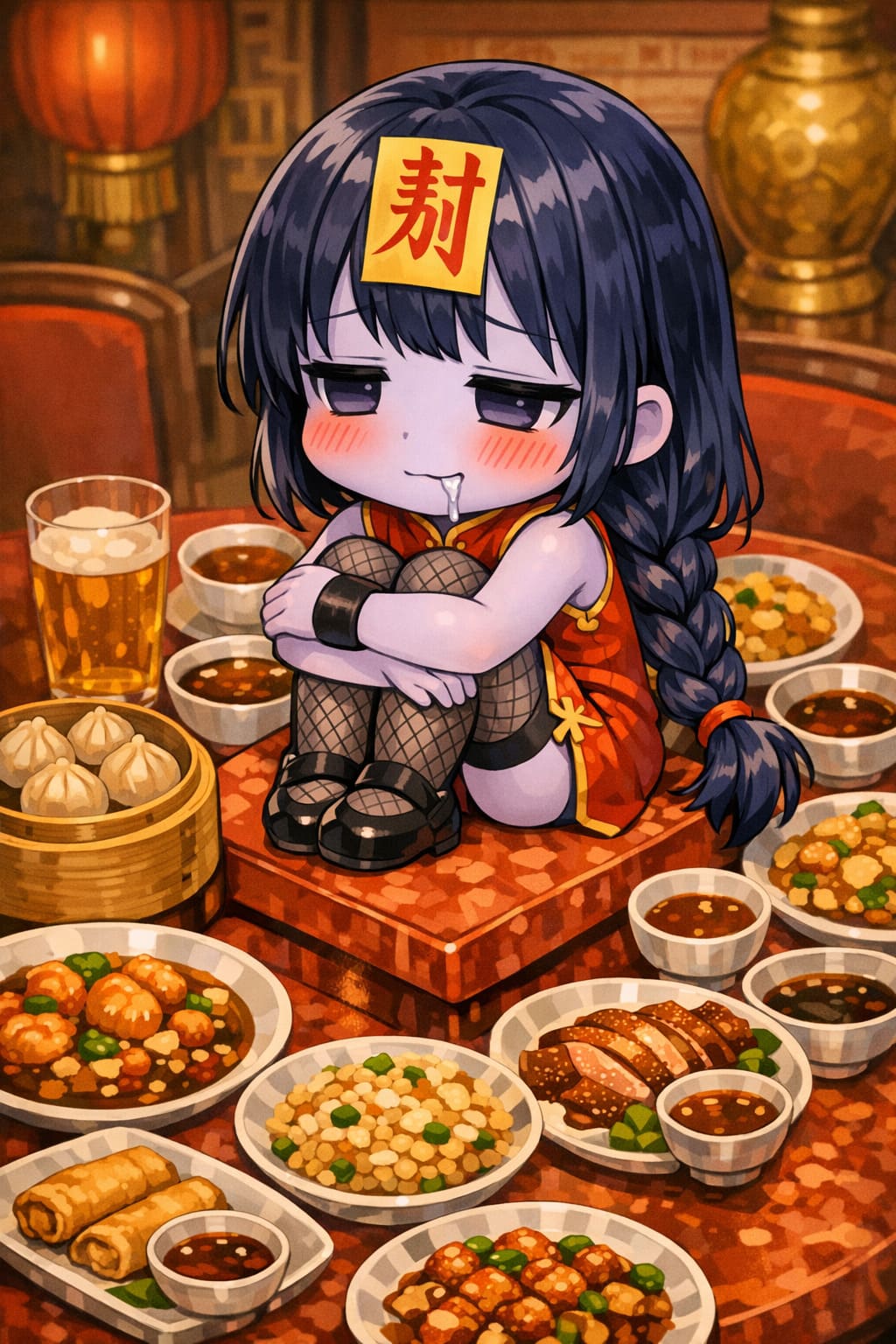 キョンシーちゃんのお昼ご飯 | の人気AIイラスト・グラビア