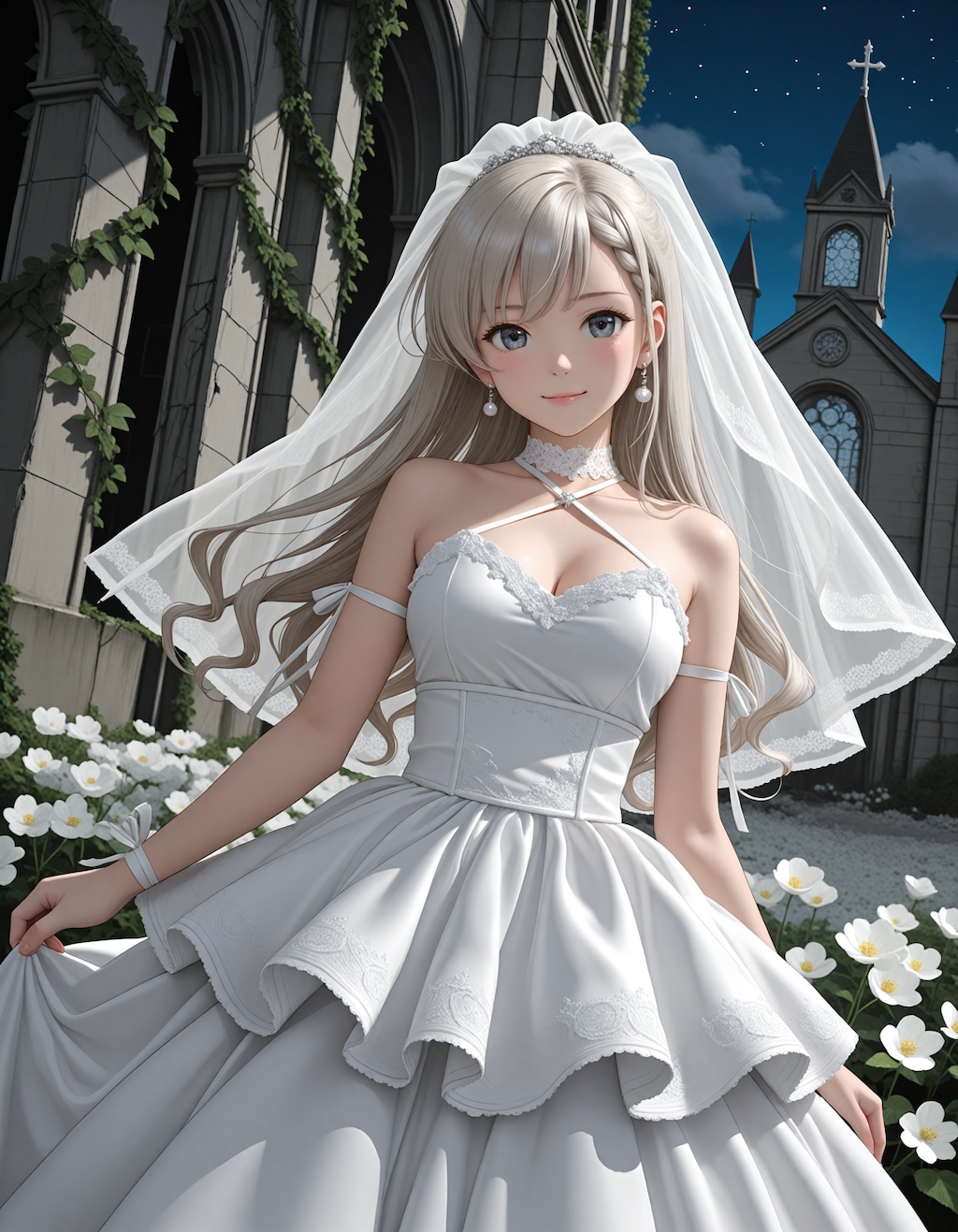 セミリアルなドレスはーちゃん
