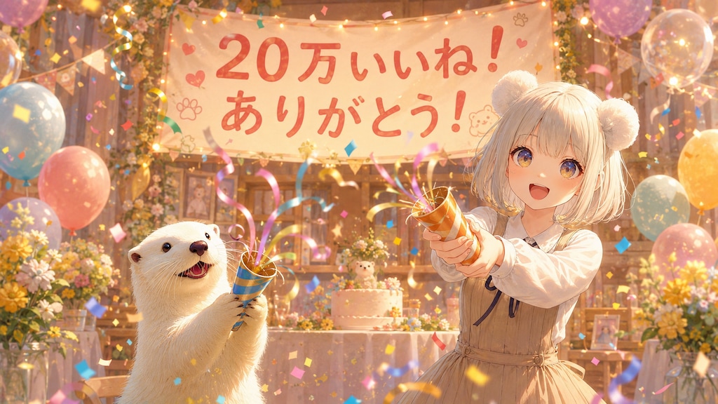 20万いいね御礼！