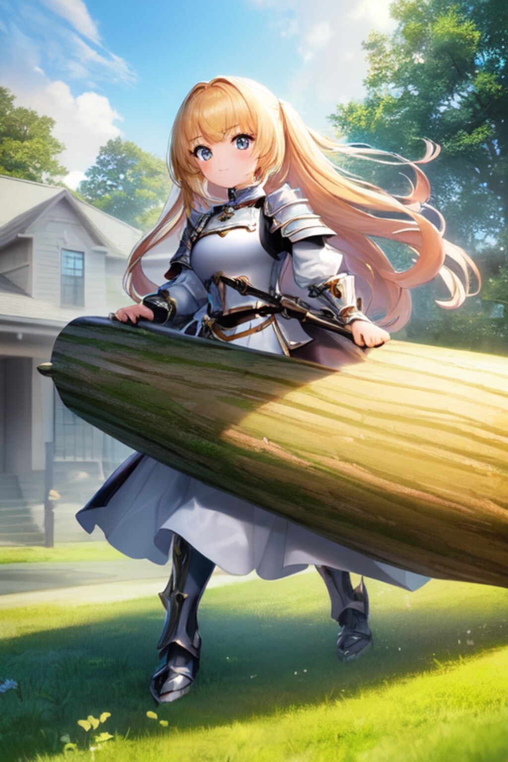 丸太の女騎士