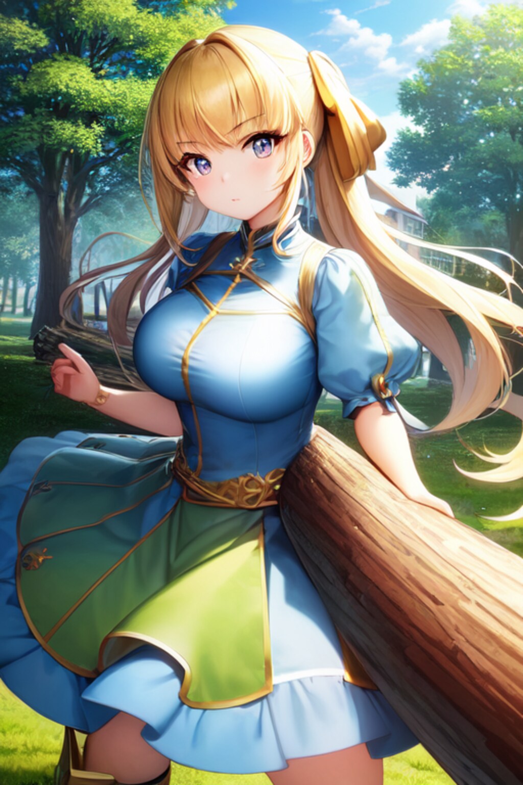 丸太の女騎士