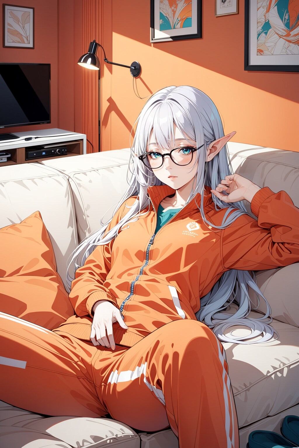 部屋着なエルフさん その6