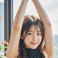 ストレッチするOL 8枚目