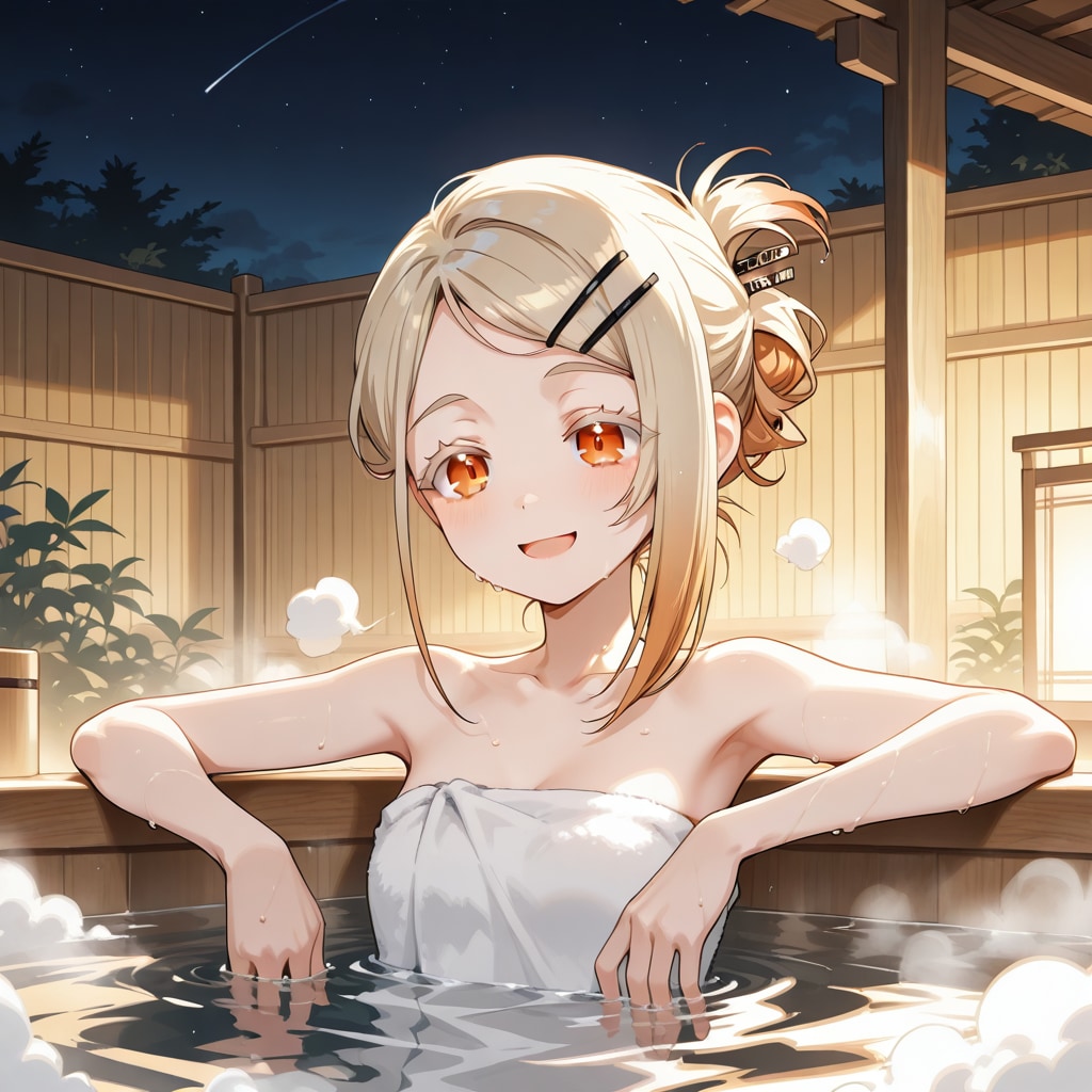 露天風呂篠澤 | の人気AIイラスト・グラビア