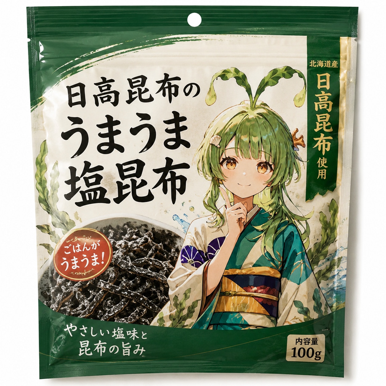 (うちの子縛り)「し」→「塩昆布」