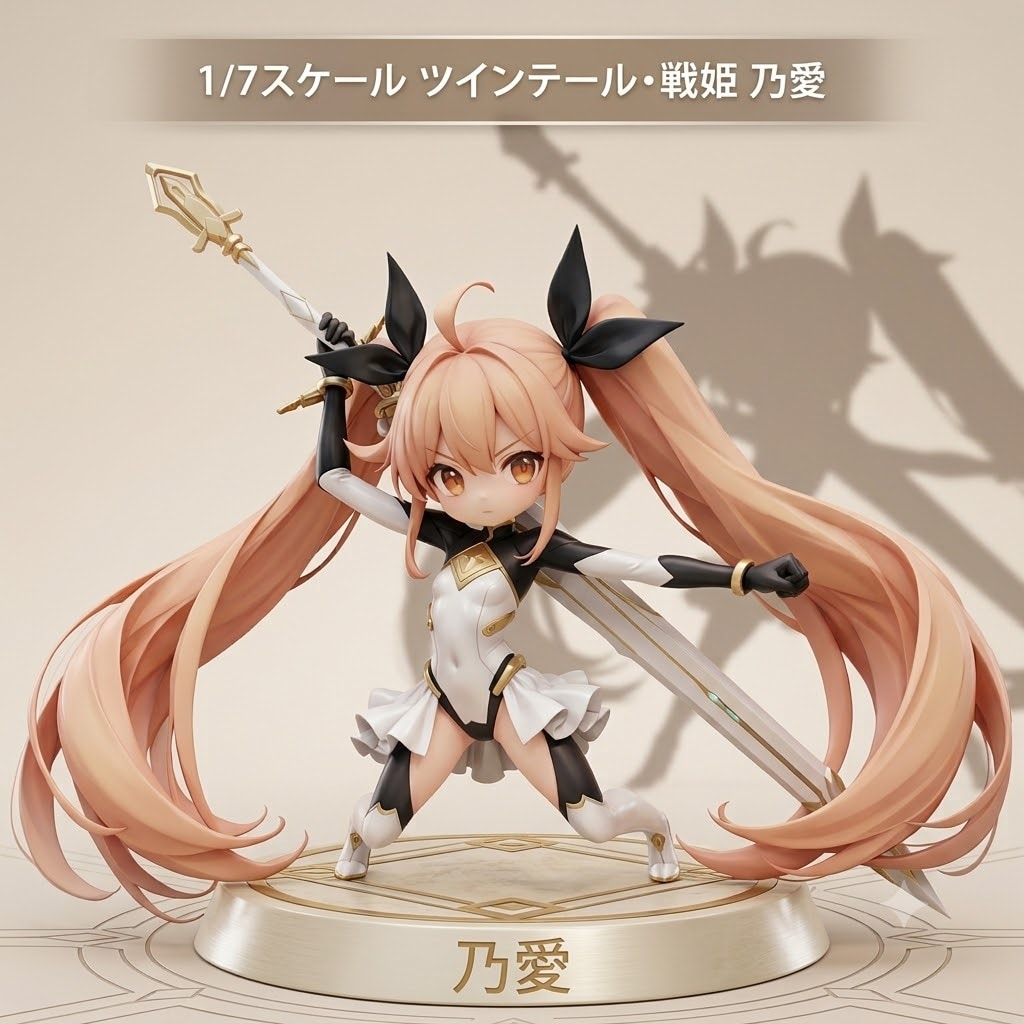 1/7スケール ツインテール・戦姫 乃愛 | の人気AIイラスト・グラビア