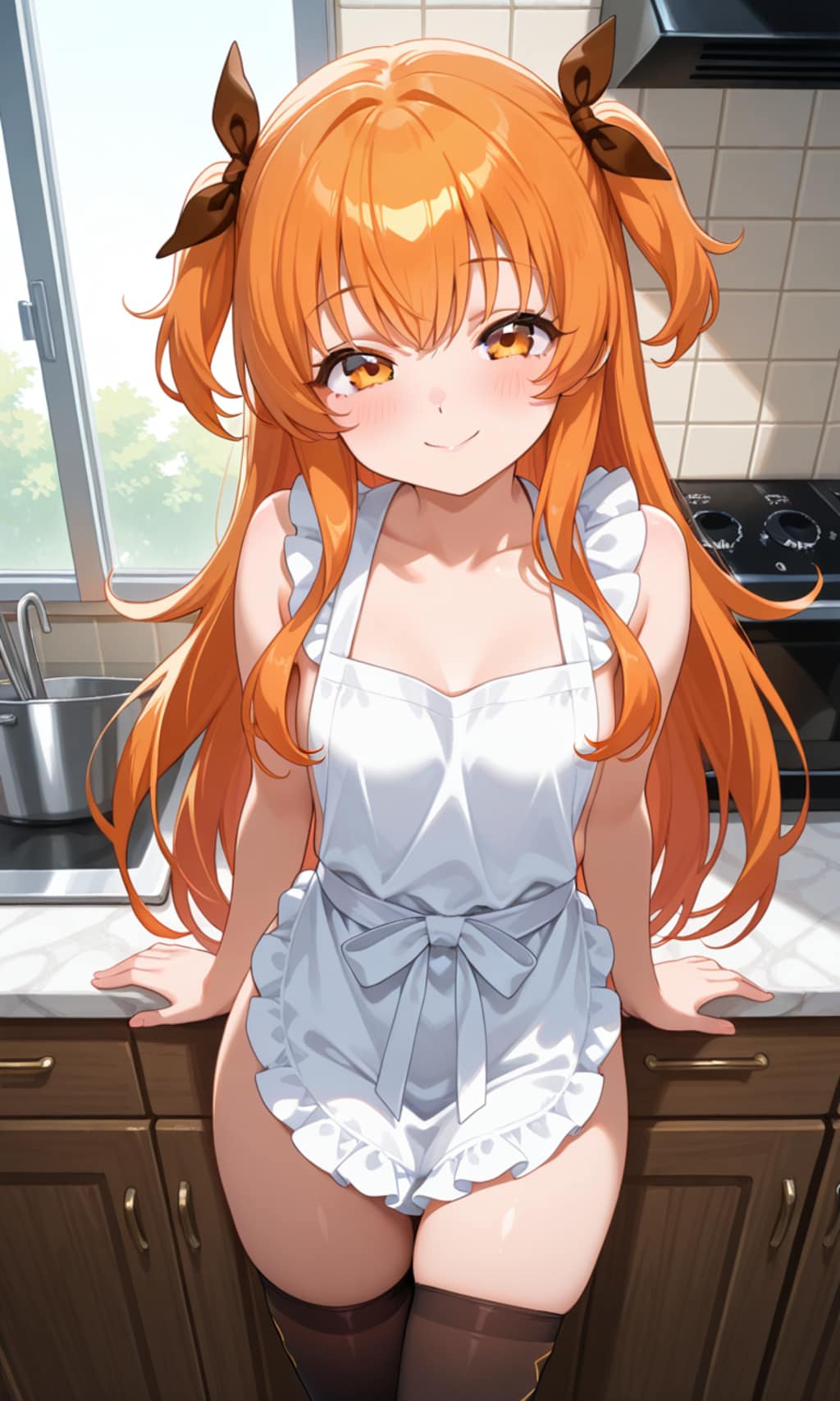 裸エプロンしてくれるマヤちゃん