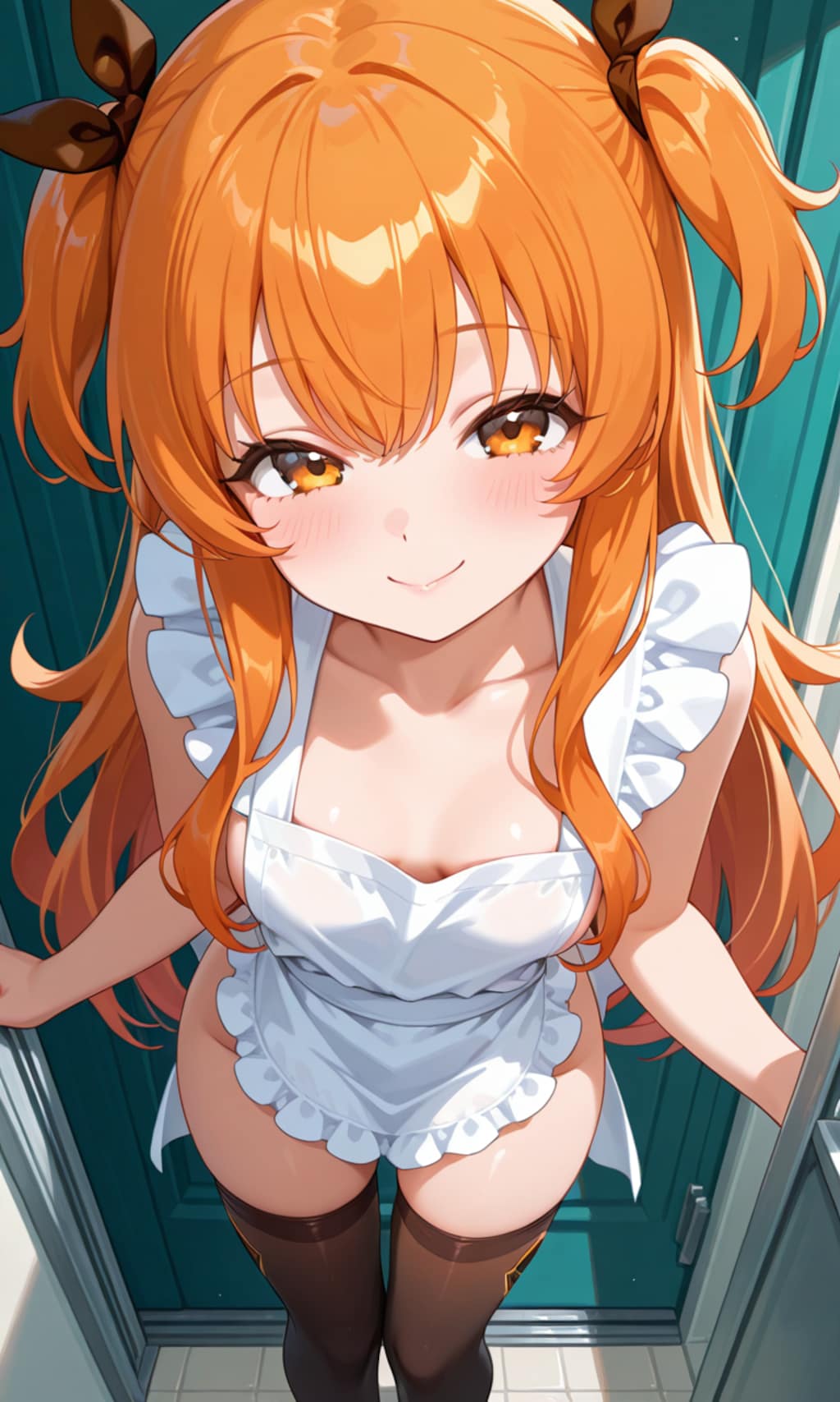 裸エプロンしてくれるマヤちゃん
