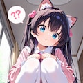 見えそうで見えないの極意？ 4枚目