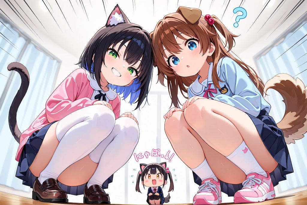 見えそうで見えないの極意？