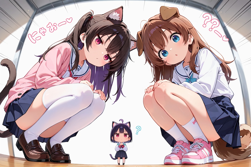 見えそうで見えないの極意？