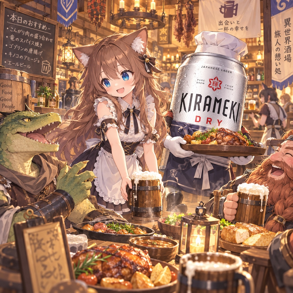 異世界酒場の小さな女の子