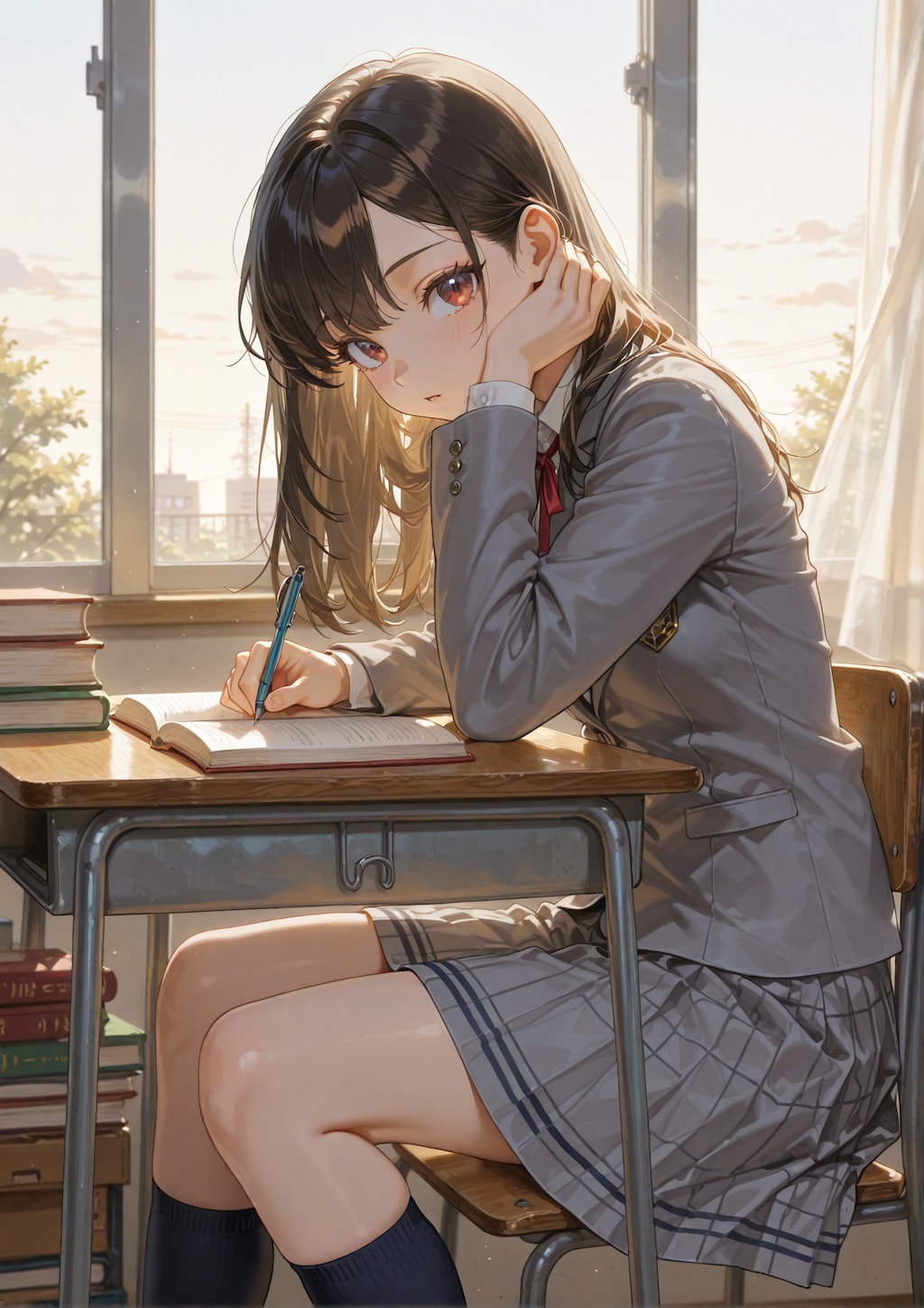 秒針が止まった。