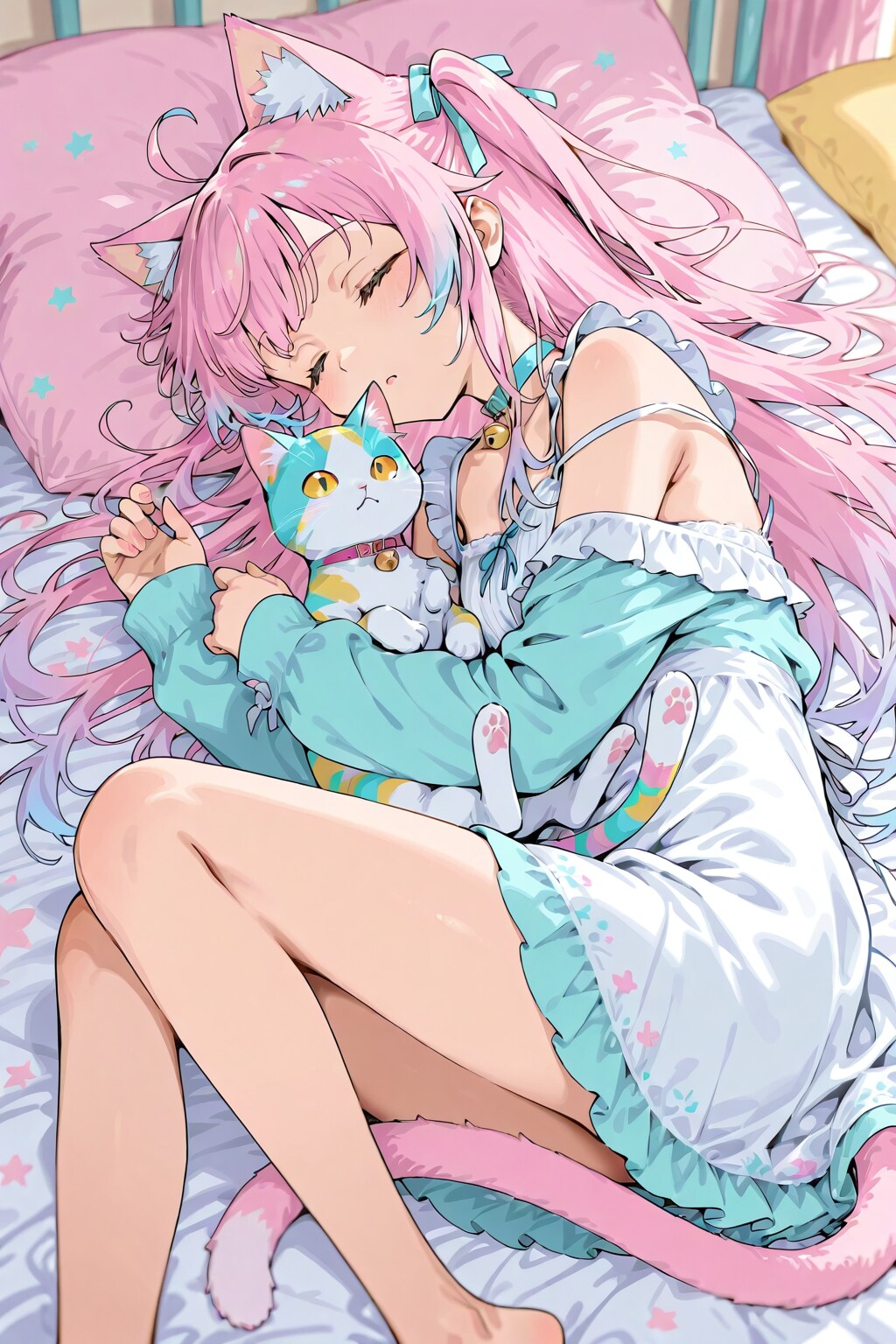猫と