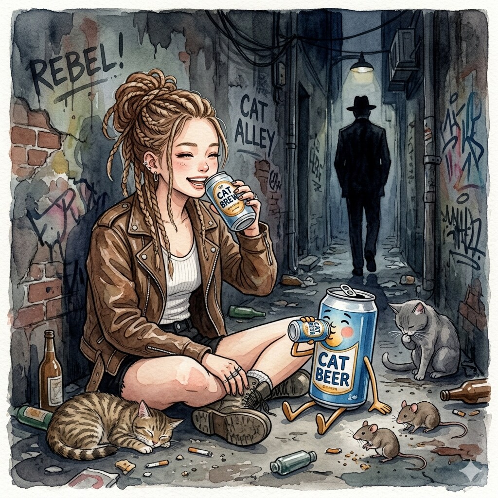 猫とビールの秘密の集い