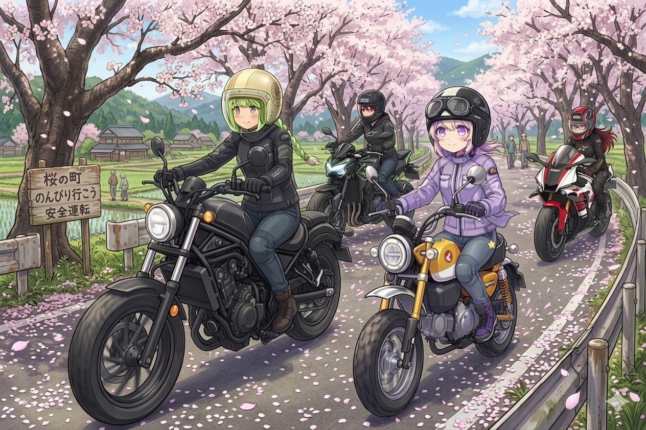 散り際の桜を求めて