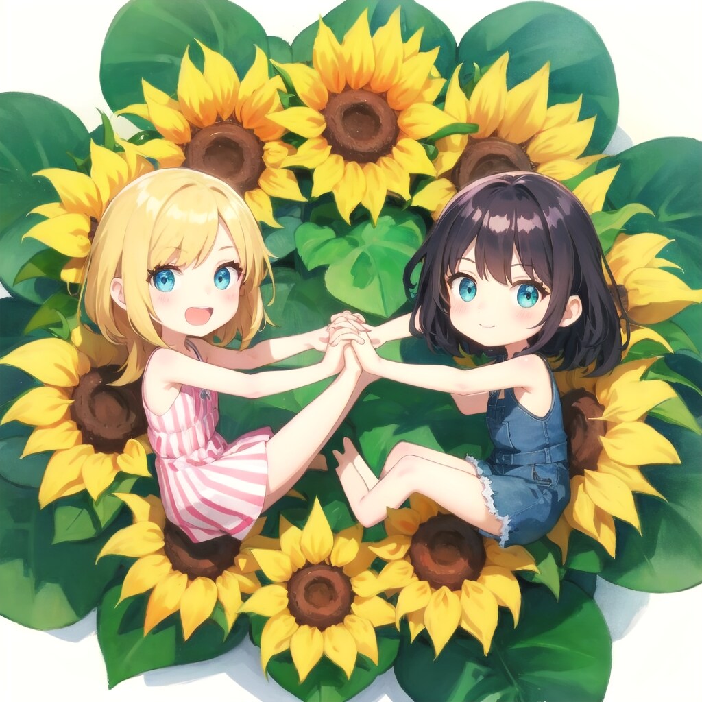 仲良し二人組 | の人気AIイラスト・グラビア