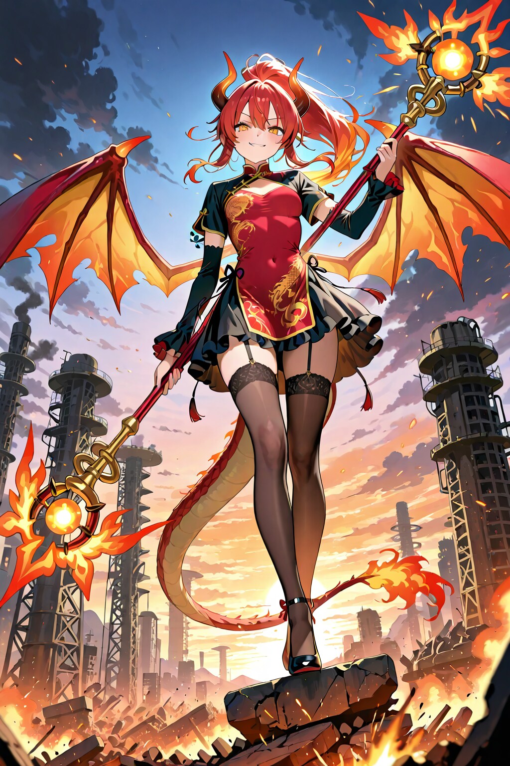 🐲 魔法省直属・対外魔導執行局所属魔法少女 【焦土の浄化官】フレア・ブラスト🔥