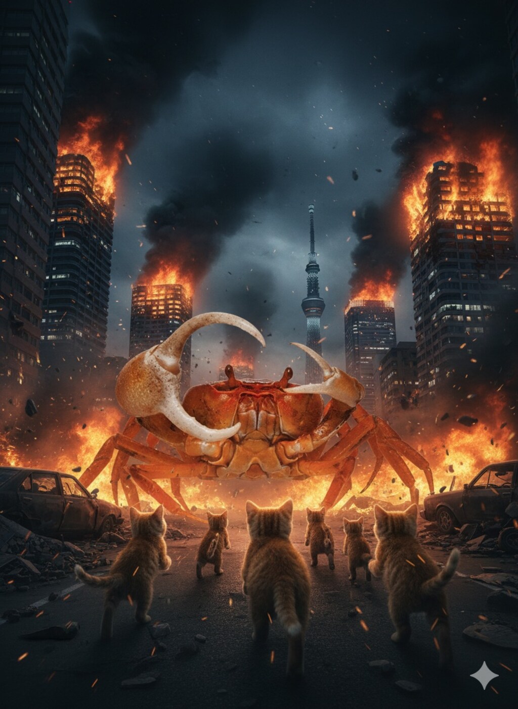 かににやられてるんだな