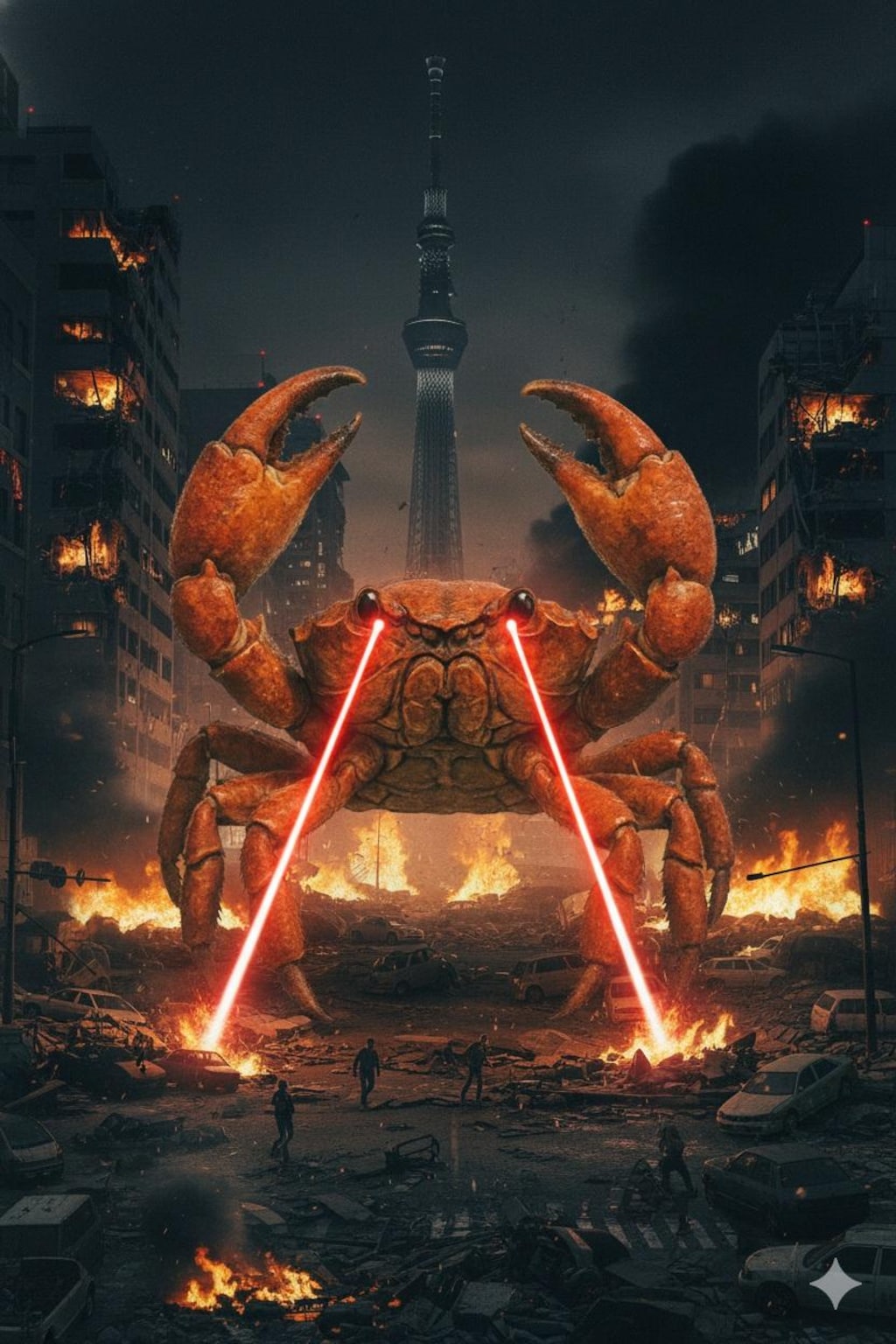 かににやられてるんだな