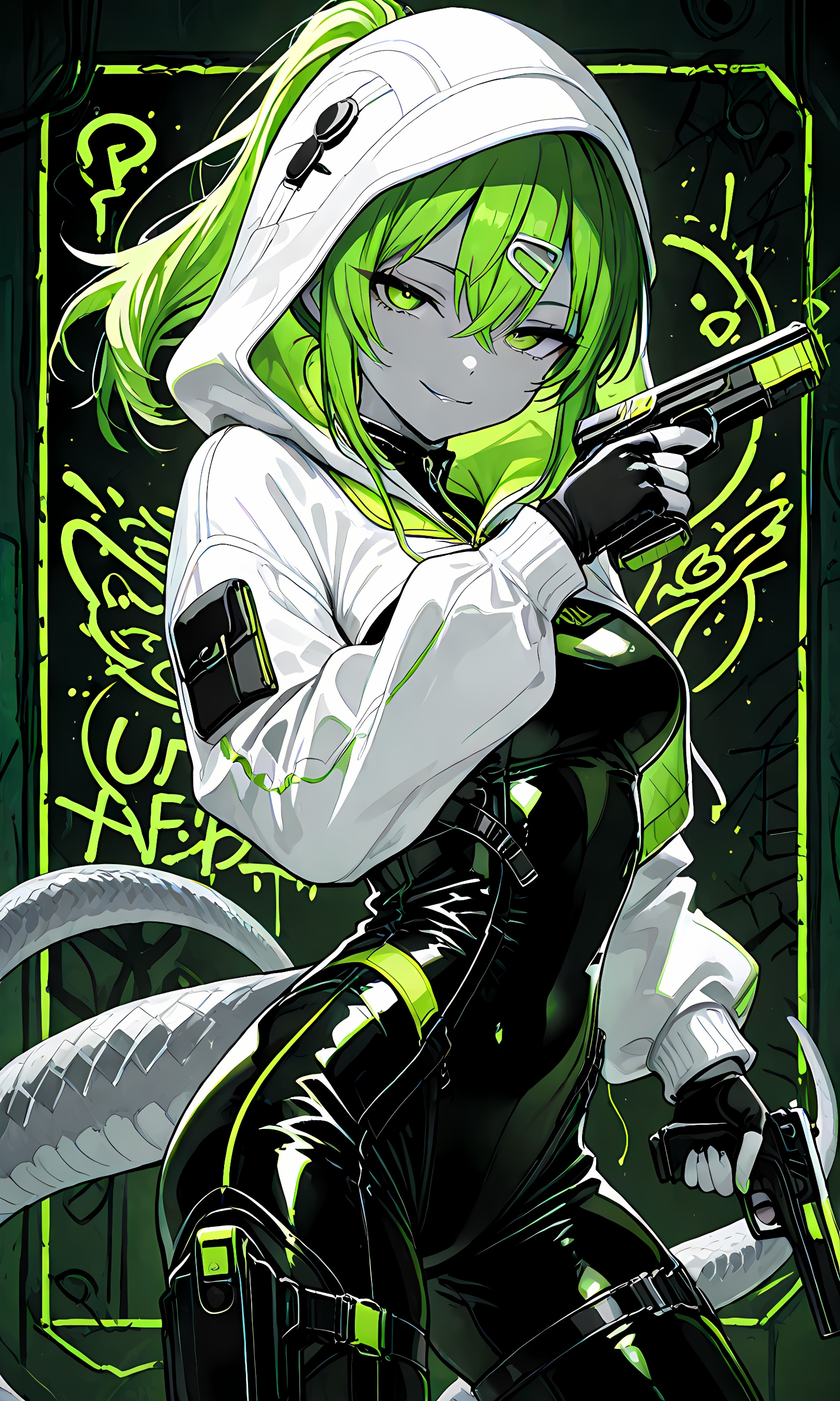 フローライト:Fluorite（ネオン） | の人気AIイラスト・グラビア