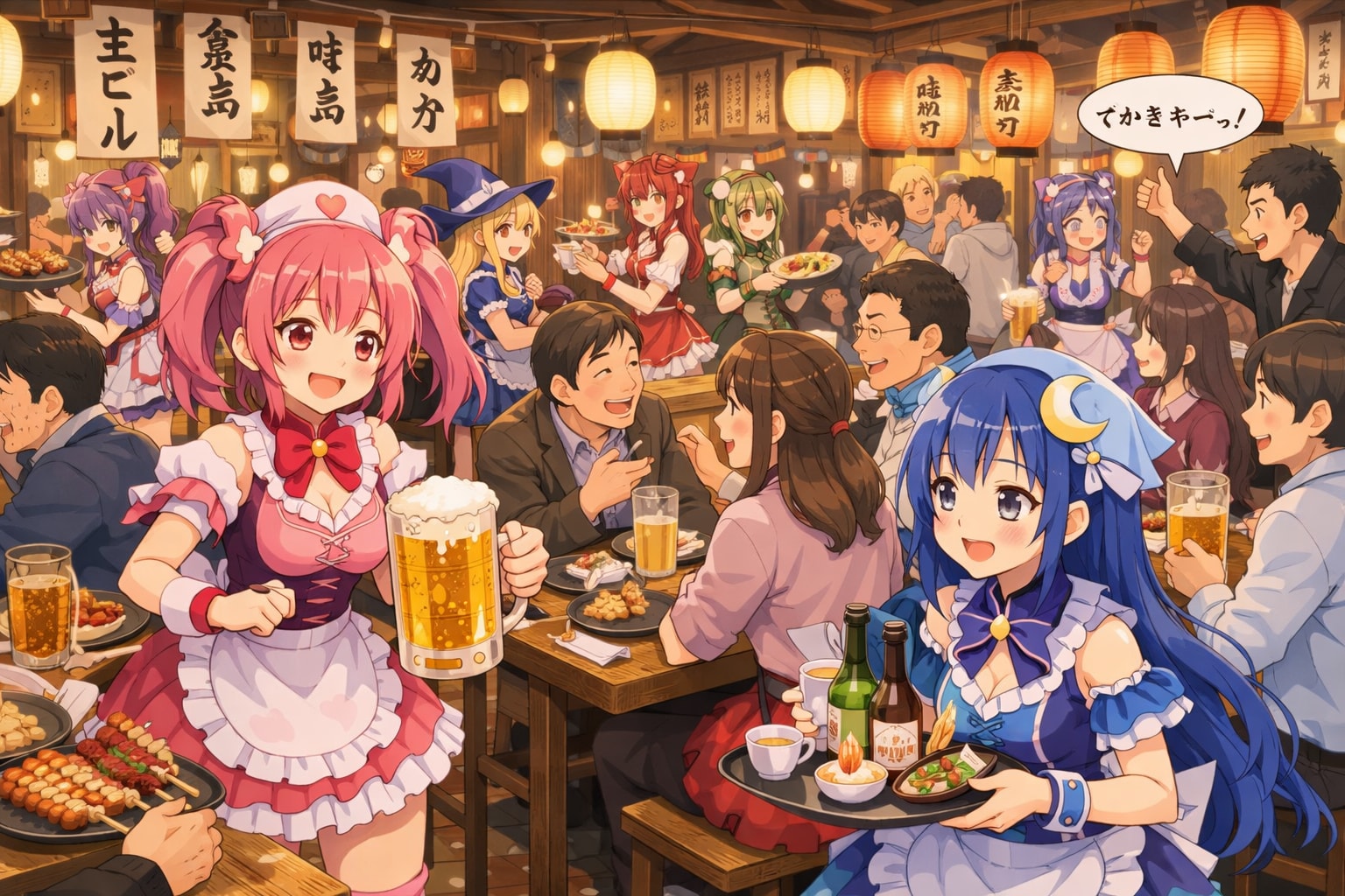 大衆酒場｢まじかる｣ | の人気AIイラスト・グラビア