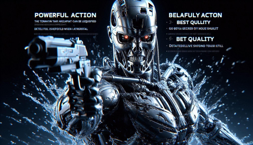 銃を構える某ネーターさんとマシンガンを乱射する某ネーターさん！