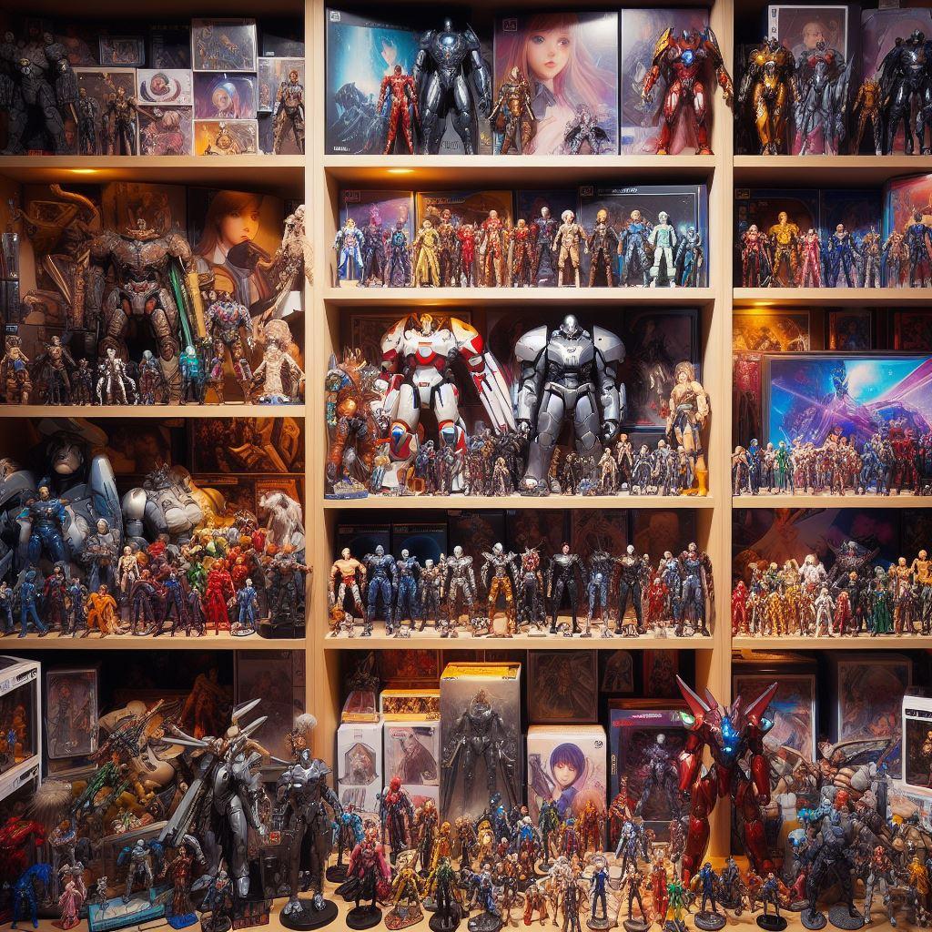 フィギュアのある部屋