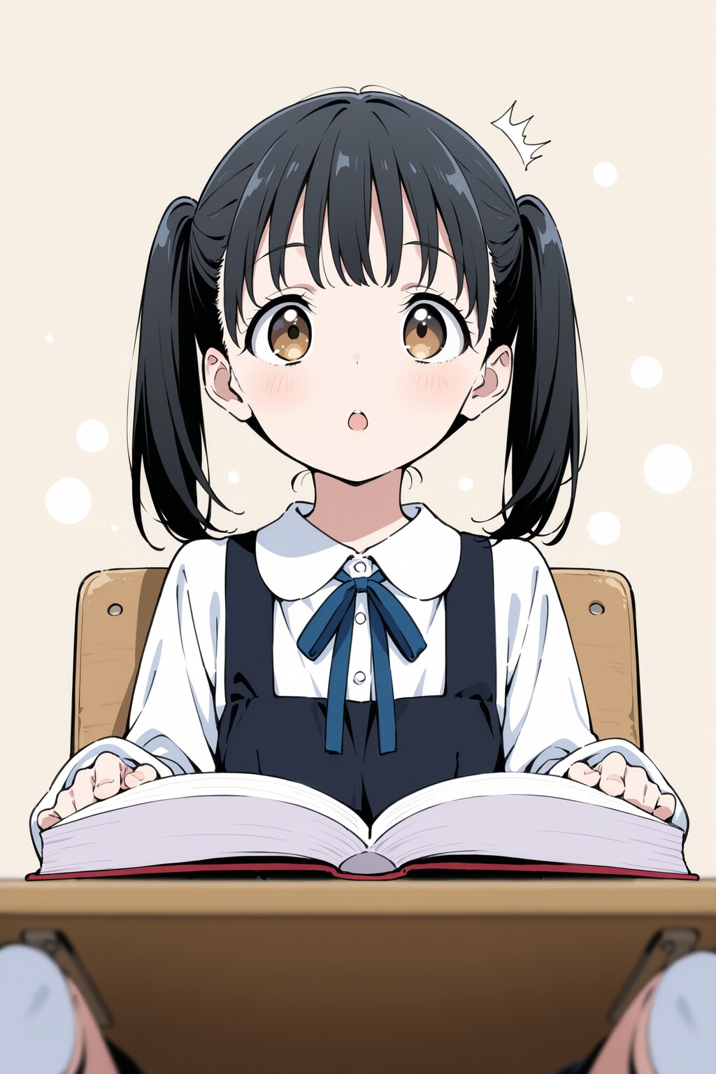 本から出て来た魔法少女