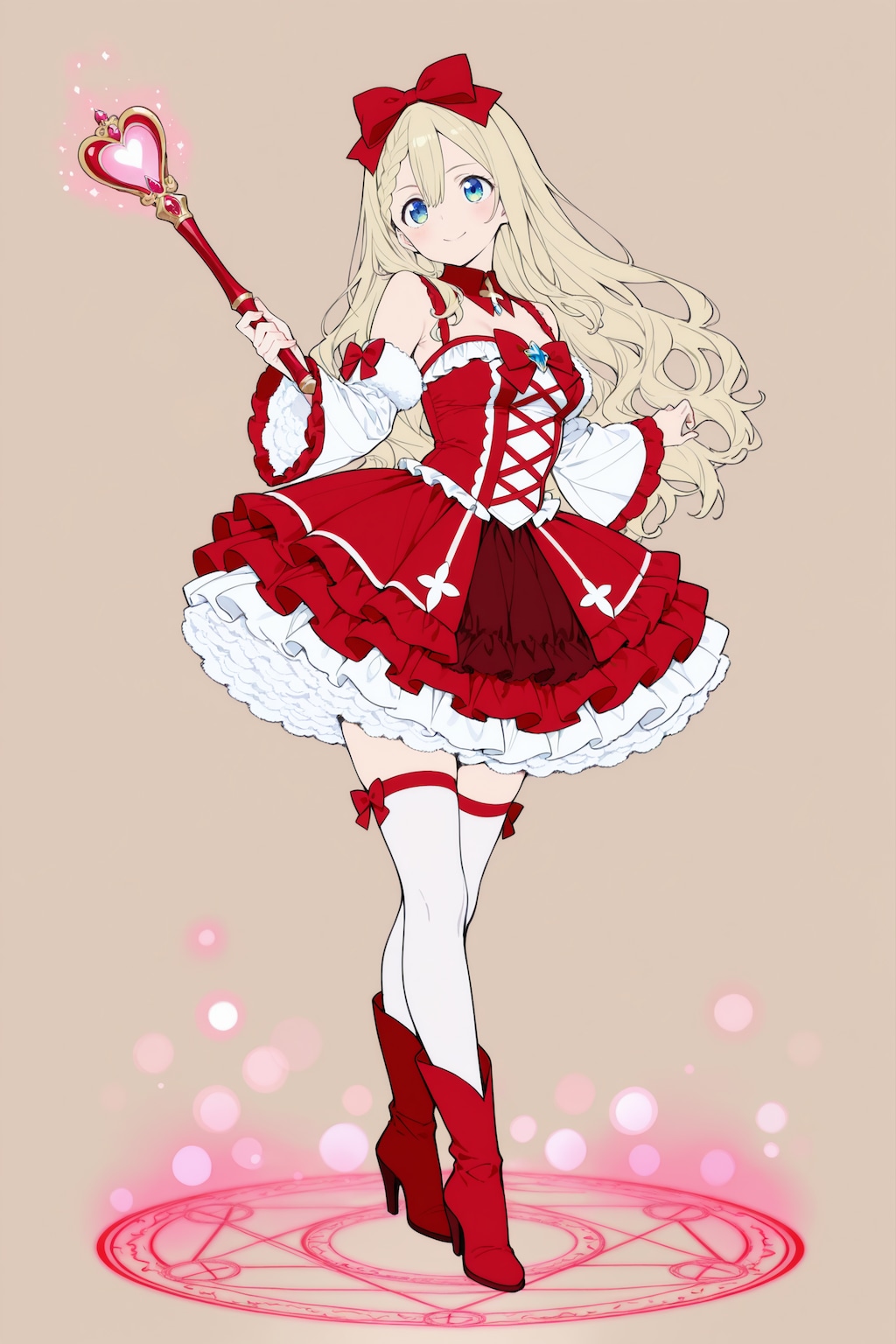 本から出て来た魔法少女