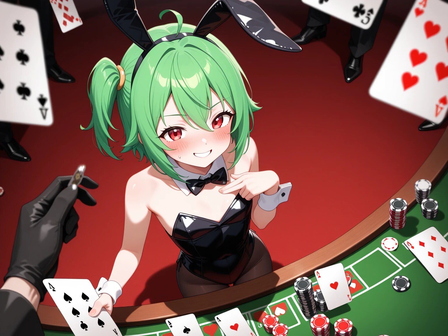 僕と勝負する？もちろん、全部カケてくれるよね！！