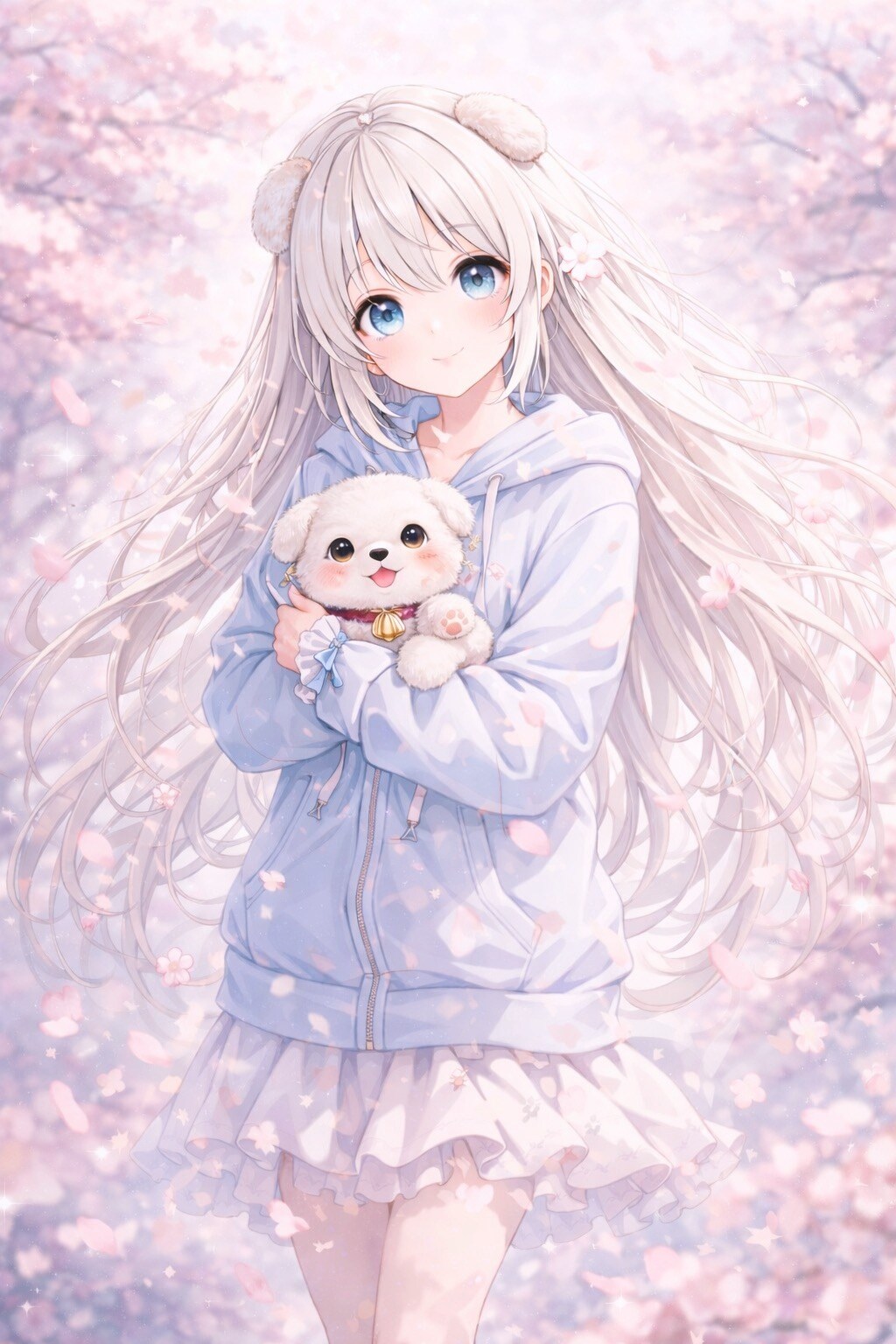 桜の季節、いっしょにお散歩