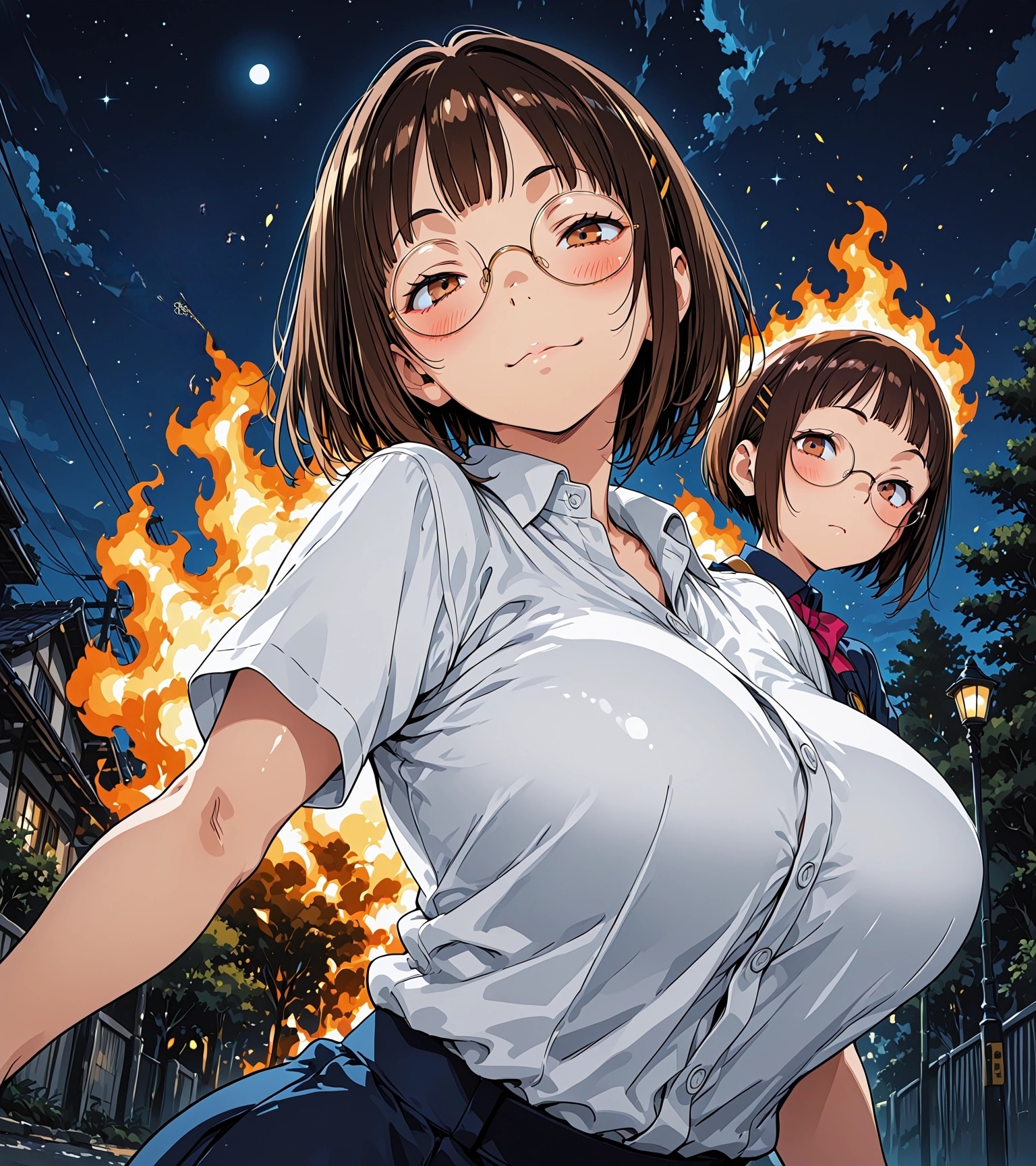 『夜空を焦がして　私は生きたわ恋心と』