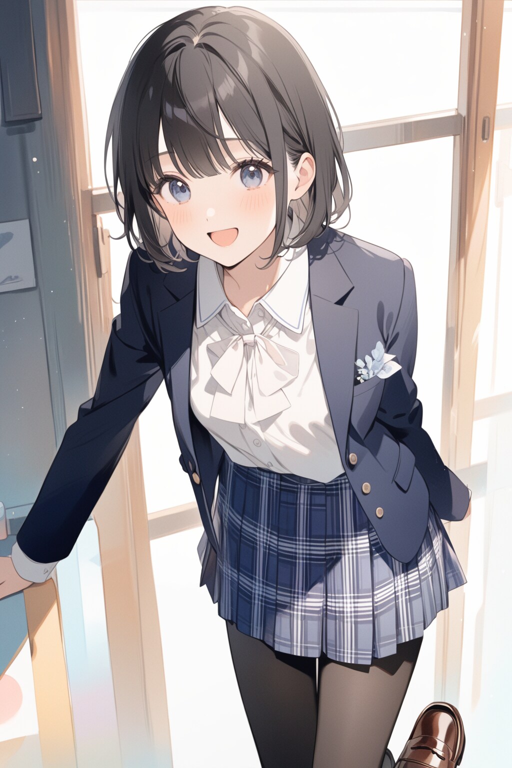 黒タイツを含むファッション（4）